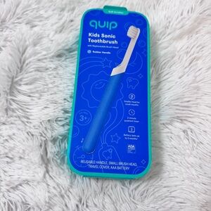 Quip Kids Sonic Toothbrush - Blue rubber handle